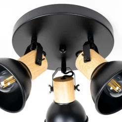 Lindby Bosko spot, 3-lamps, rond