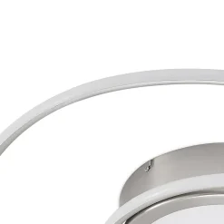 Lindby Bovia LED plafondlamp, CCT, dimbaar, nikkel