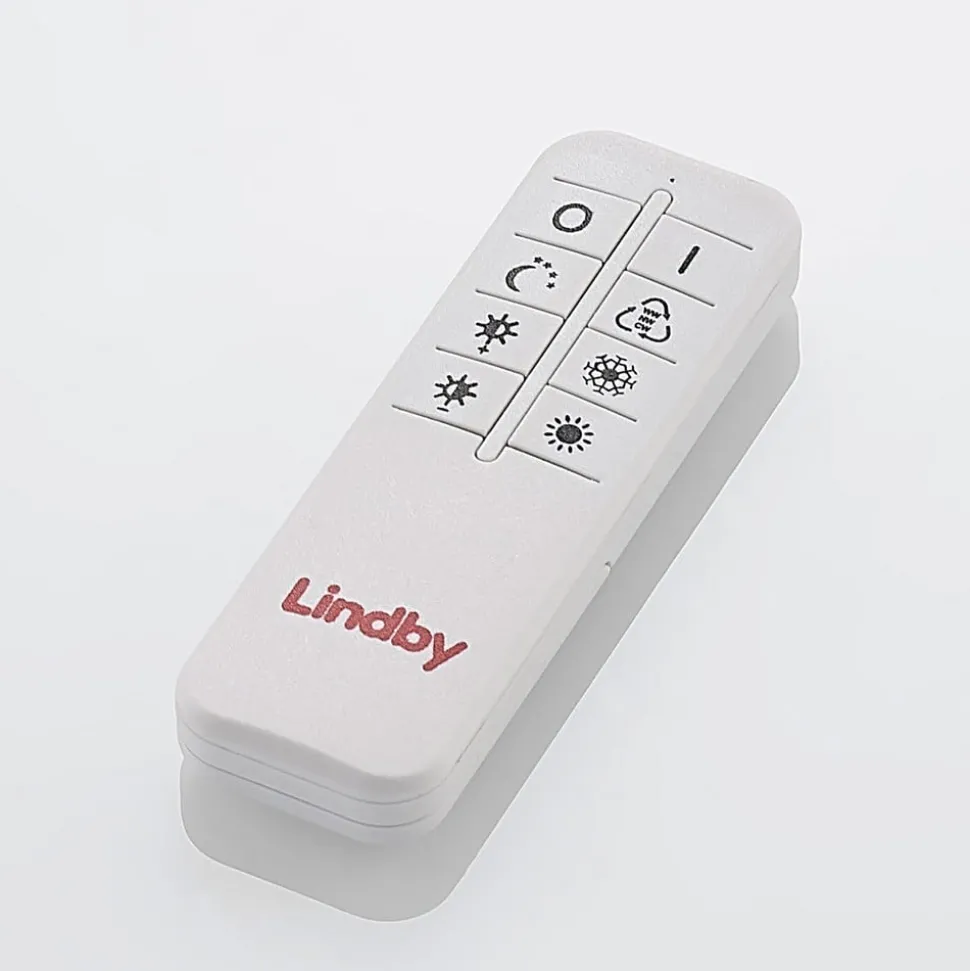 Lindby Bovia LED plafondlamp, CCT, dimbaar, nikkel