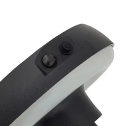 Lindby Brinca grondspies lamp op zonne-energie, zwart, PC, sensor