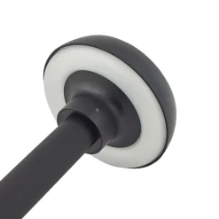 Lindby Brinca grondspies lamp op zonne-energie, zwart, PC, sensor