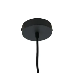 Lindby buiten hanglamp Alea, wit, kunststof, Ø 38 cm