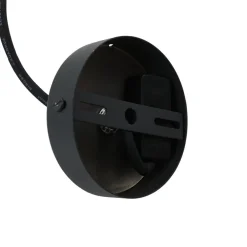 Lindby buiten hanglamp Alea, wit, kunststof, Ø 38 cm