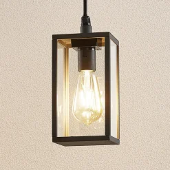 Lindby buiten hanglamp Filimon, antraciet, 22 cm, IP44, E27