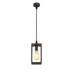 Lindby buiten hanglamp Filimon, antraciet, 22 cm, IP44, E27