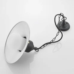 Lindby buiten hanglamp Roisin, antraciet, metaal, Ø 32cm