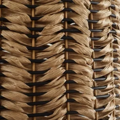 Lindby buiten hanglamp Taryn, bruin, kunststof, IP44 35cm