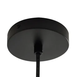 Lindby buiten hanglamp Taryn, bruin, kunststof, IP44 35cm