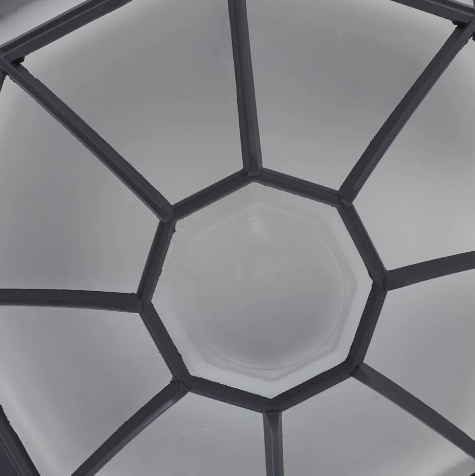 Lindby buiten plafondlamp Idril, antraciet, metaal, Ø 26,5cm