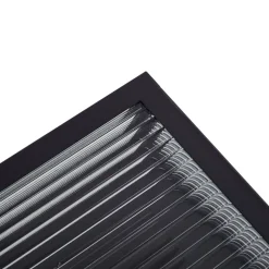 Lindby buiten plafondlamp Bolgar, zwart, metaal, glas