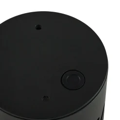 Lindby buiten plafondlamp Lurinda, 10,5 cm, zwart, aluminium,