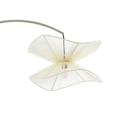 Lindby buiten vloerlamp Valdorin, beige, 199 cm, IP44