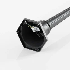 Lindby buitenlamp Clint, 177cm, metaal, zeewaterbestendig, E27