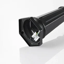 Lindby buitenlamp Clint, 225cm, 3-lamps, zeewaterbestendig, E27