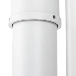 Lindby buitenlamp Daphne, 220 cm, wit, metaal, E27