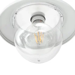 Lindby buitenlamp Daphne, 220 cm, wit, metaal, E27