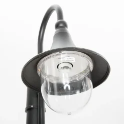 Lindby buitenlamp Daphne, 220 cm, zwart, E27, IP44