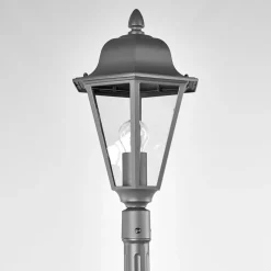 Lindby buitenlamp Edana, 211 cm, antraciet, E27, IP44