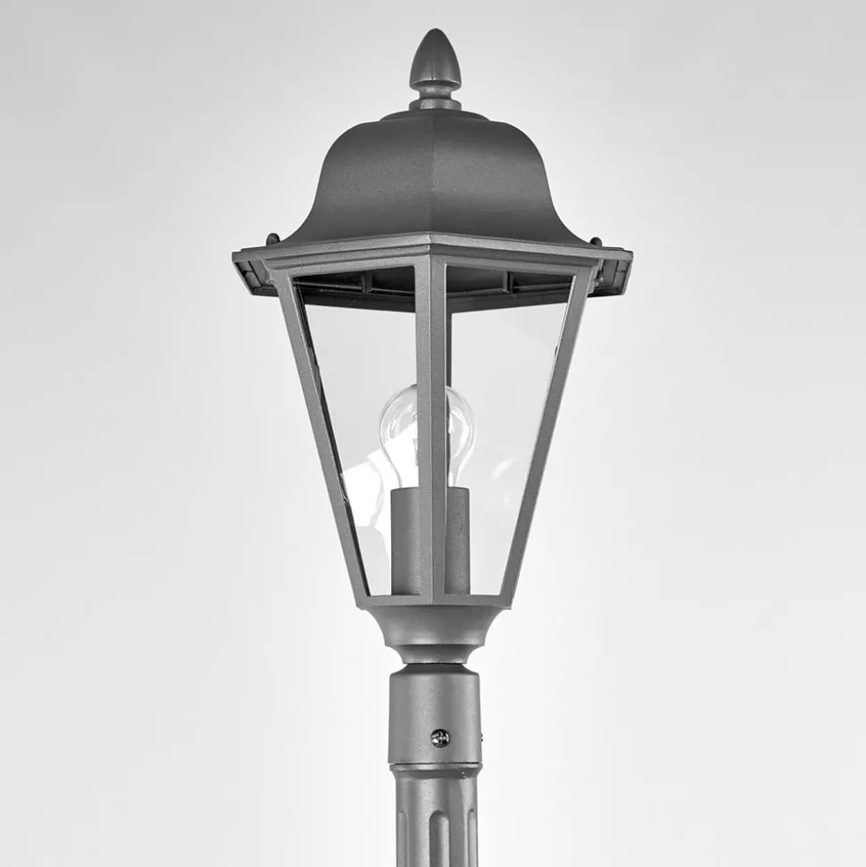 Lindby buitenlamp Edana, 211 cm, antraciet, E27, IP44