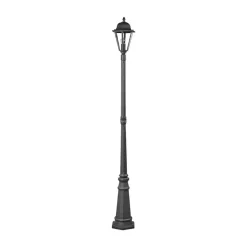 Lindby buitenlamp Edana, 211 cm, antraciet, E27, IP44