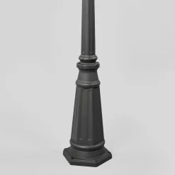 Lindby buitenlamp Edana, 211 cm, antraciet, E27, IP44