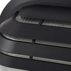 Lindby buitenwandlamp Adita, zwart, ABS, hoogte 16,3 cm