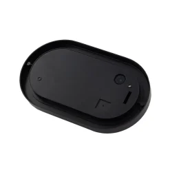 Lindby buitenwandlamp Adita, zwart, ABS, hoogte 16,3 cm