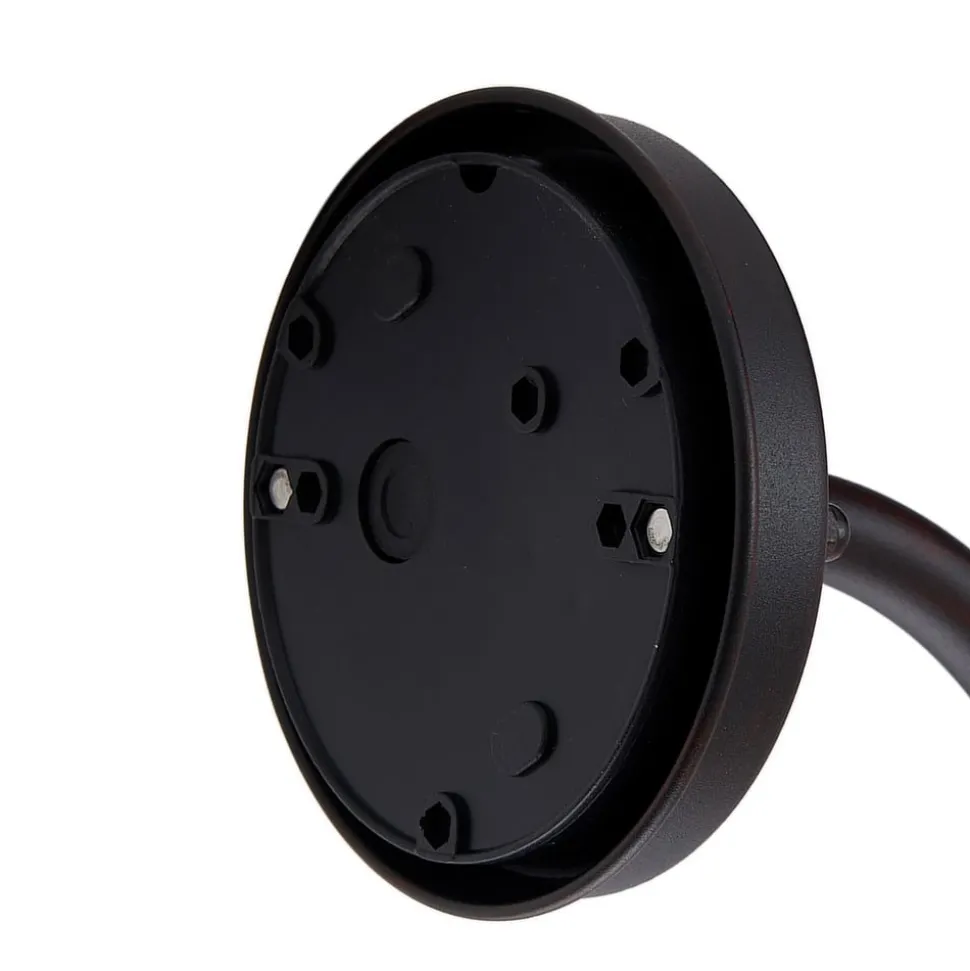 Lindby buitenwandlamp Bilma, roestkleurig, glas, 29 cm