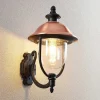 Lindby buitenwandlamp Clint, vrijstaand, zeewaterbestendig, E27
