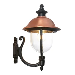 Lindby buitenwandlamp Clint, vrijstaand, zeewaterbestendig, E27