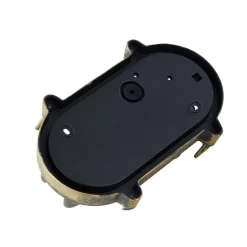 Lindby buitenwandlamp Daaje, goudkleurig, 16 cm, aluminium