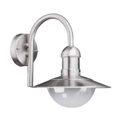 Lindby buitenwandlamp Damion, 30 cm, roestvrij staal, E27, IP44