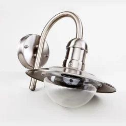 Lindby buitenwandlamp Damion, 30 cm, roestvrij staal, E27, IP44