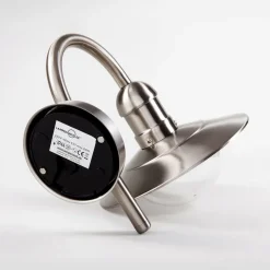 Lindby buitenwandlamp Damion, 30 cm, roestvrij staal, E27, IP44