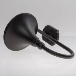 Lindby buitenwandlamp Daphne, zwart, metaal, E27