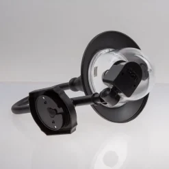 Lindby buitenwandlamp Daphne, zwart, sensor, metaal, E27