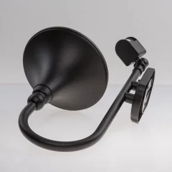 Lindby buitenwandlamp Daphne, zwart, sensor, metaal, E27