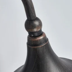 Lindby buitenwandlamp Daphne, antiek zwart, sensor, E27