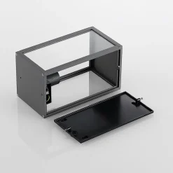 Lindby buitenwandlamp Filimon, antraciet, 22 cm, IP44, E27