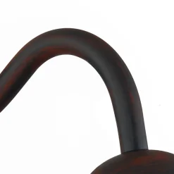 Lindby buitenwandlamp Filip, roestbruin, 30 cm, E27, IP44