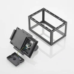 Lindby buitenwandlamp Giavanna, 28 cm, antraciet, IP44, E27