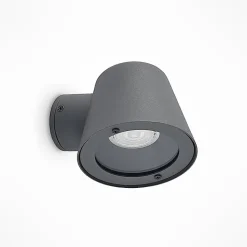 Lindby buitenwandlamp Ileyna, antraciet, metaal, 15 cm