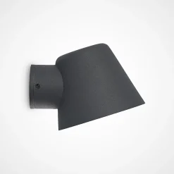 Lindby buitenwandlamp Ileyna, antraciet, metaal, 15 cm