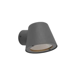 Lindby buitenwandlamp Ileyna, antraciet, metaal, 15 cm