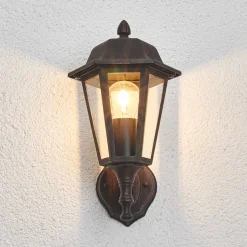 Lindby buitenwandlamp Lamina, fitting, lantaarn, E27
