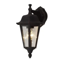 Lindby buitenwandlamp Lamina, fitting boven, lantaarn, E27