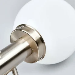 Lindby buitenwandlamp Nada, roestvrij staal, glas, sensor, E27