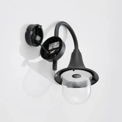 Lindby buitenwandlamp Nalevi, 41cm, zeewaterbestendig, E27, IP44