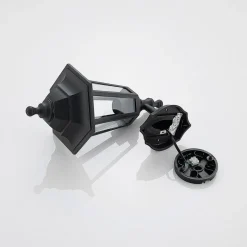 Lindby buitenwandlamp Nane, lantaarn, zeewaterbestendig, E27