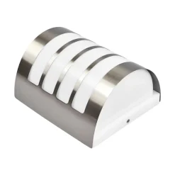 Lindby buitenwandlamp Noyan, 20 cm, roestvrij staal, IP44, E27